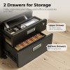 Lumivida File Cabinet Mobile with 2 Lockable Drawers CAB03-1 Lumivida File Cabinet Mobile with 2 Lockable Drawers CAB03-1