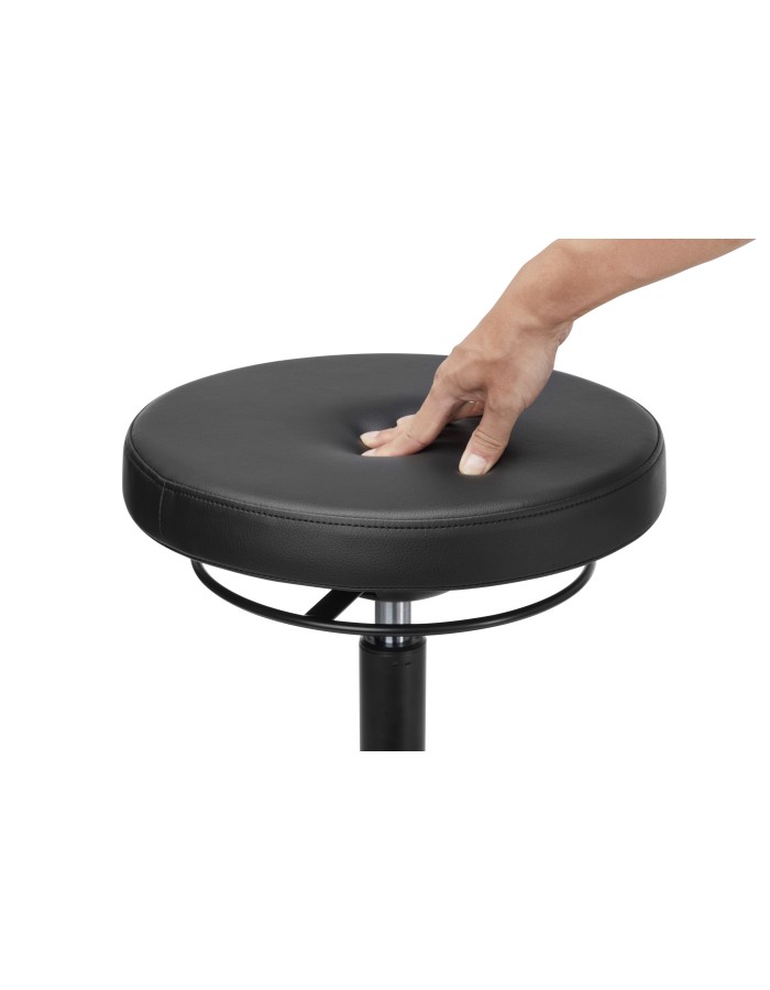 Lumivida Office Stool Ergonomic with Height Adjustale Faux Leather Upholstered Seat CH04-12 Lumivida Office Stool Ergonomic with Height Adjustale Faux Leather Upholstered Seat CH04-12