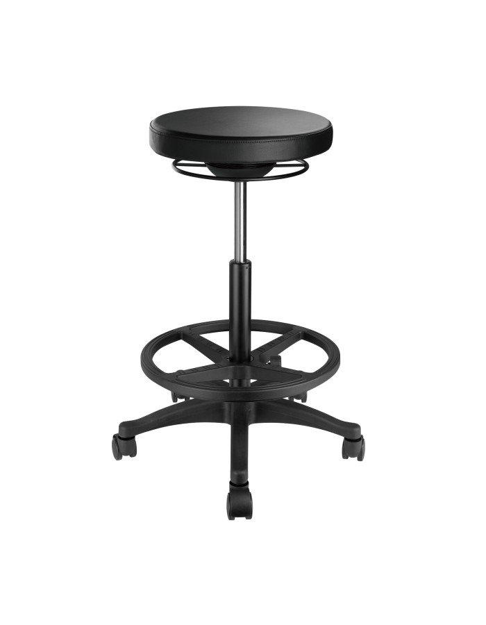 Lumivida Office Stool Ergonomic with Height Adjustale Faux Leather Upholstered Seat CH04-12 Lumivida Office Stool Ergonomic with Height Adjustale Faux Leather Upholstered Seat CH04-12
