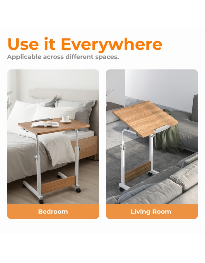 Lumivida Computer Tray Desk Mobile Height Adjustable 50x60cm FWS10-3
