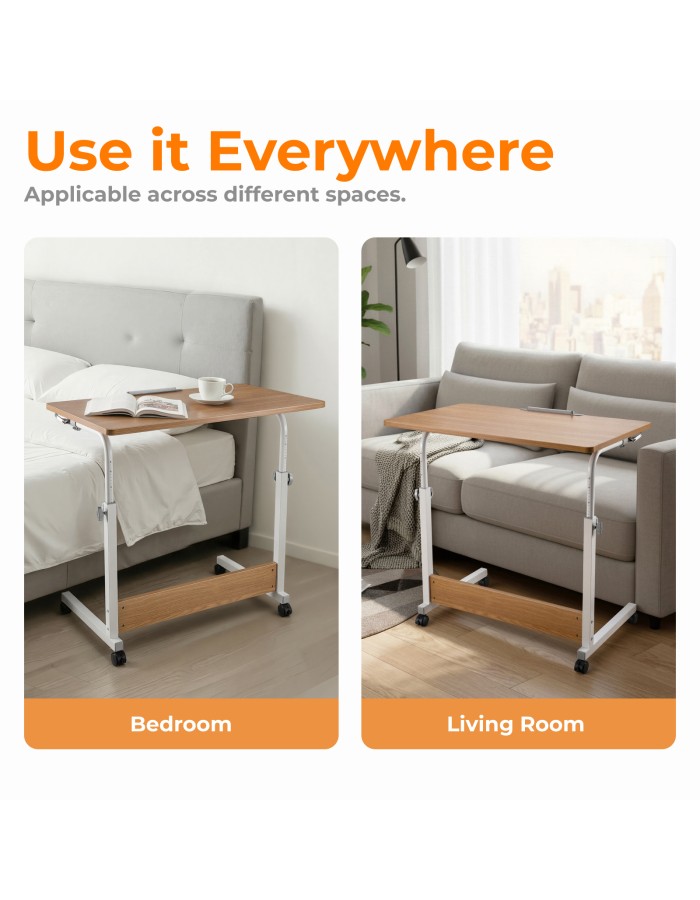 Lumivida Computer Tray Desk Mobile Height Adjustable 50x80cm FWS10-4 Lumivida Computer Tray Desk Mobile Height Adjustable 50x80cm FWS10-4