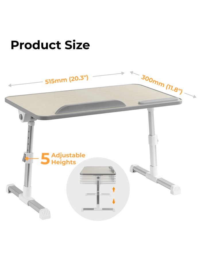 Lumivida Computer Tray Desk Multi-Purpose Foldable Ergonomic LPD01-6