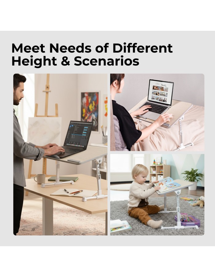 Lumivida Computer Tray Desk Multi-Purpose Foldable Ergonomic LPD01-6