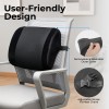 Lumivida Ergonomic Lumbar Support Cushion with Memory Foam & Mesh Cover RLC01-1 Lumivida Ergonomic Lumbar Support Cushion with Memory Foam & Mesh Cover RLC01-1