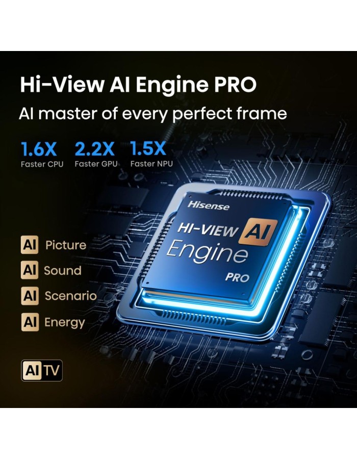 Hisense 85U7Q PRO 85'' 4K Smart QLED MINI LED 165hz TV
