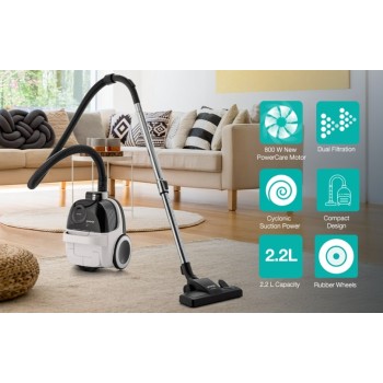 Gorenje Cleaning Vacuum Bagless 800W 2.2L VCE01G2AW