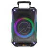 N-Gear FLASH1240 12'' Portable Karaoke Speaker with 1x Wireless Mic LED Lights USB & BT