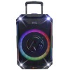 N-Gear FLASH1540 15'' Portable Karaoke Speaker with 1x Wireless Mic LED Lights USB & BT
