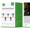 WOOX R5195 Smart LED Decorative String Light Bulbs IP65 RGB & CCT 9.0m Includes Remote Control