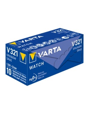 Varta Silver Oxide Coin Cell Battery 321 SR65 SR616SW (Low Drain) Varta Silver Oxide Coin Cell Battery 321 SR65 SR616SW (Low Drain)