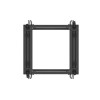 Lanberg Open Rack 19" 15U Adj.Depth 600-1000mm Black