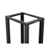 Lanberg Open Rack 19" 22U Adj.Depth 600-1000mm Black