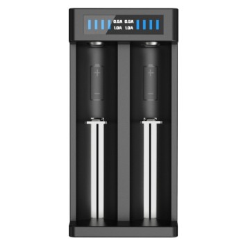 XTAR MC2 PLUS 1A Charger 2-Slots for Lithium Batteries 10440 to 26650