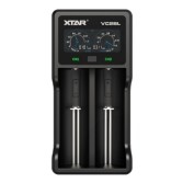 XTAR VC2S 2A Charger w/Display 2-Slots Lithium/NIMH 10440 to 26650 XTAR VC2S 2A Charger w/Display 2-Slots Lithium/NIMH 10440 to 26650