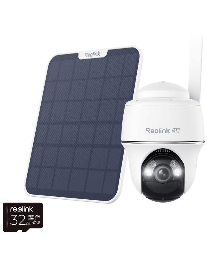 Reolink BUNDLE BP4G GO PT Ultra (G440) 4G PTZ 4K Outdoor Camera + 6W Solar Panel (26185+24757)