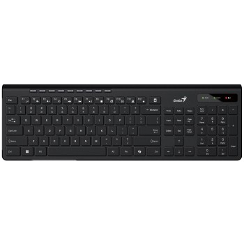 Genius Keyboard Wireless AI Chocolate Keys + 8 Hot Keys SlimStar 7230 English
