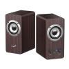 Genius PC Speakers 2.0 16W SP-HF400 Brown Wood