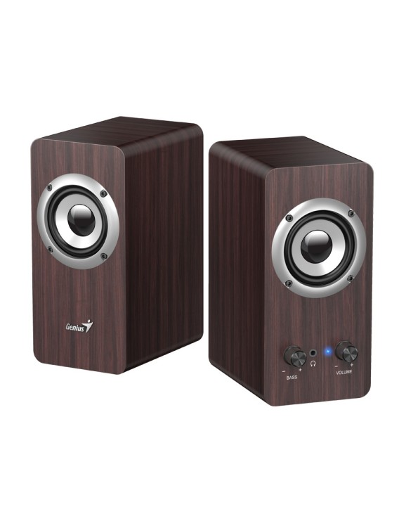 Genius PC Speakers 2.0 16W SP-HF400 Brown Wood