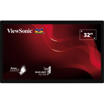 ViewSonic Monitor Touch 32'' Open Frame IP65 with 24/7 Operation HDMI/DP TD3207