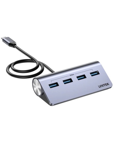 Unitek USB-C Hub 4xUSB-A 5Gbps & USB-C Power Port & 80cm Cable H1337B Unitek USB-C Hub 4xUSB-A 5Gbps & USB-C Power Port & 80cm Cable H1337B