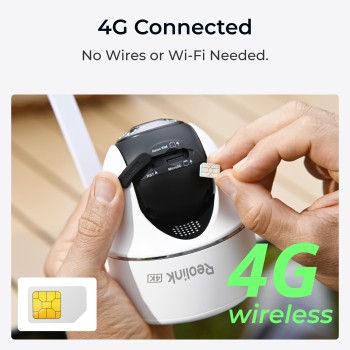 Reolink BP4G Outdoor Battery Camera 4K PTZ GO PT Ultra (G440) (White) (Hard Bundle)