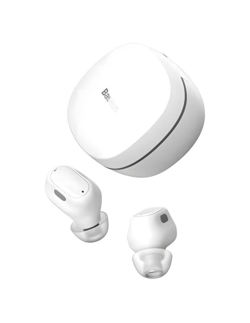 Baseus Headphones In Ear TWS Encok WM01 White