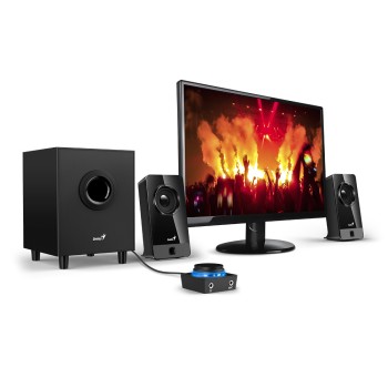 Genius PC Speakers 2.1 10W with Sub & Volume Control Pod SW-2.1 300X Genius PC Speakers 2.1 10W with Sub & Volume Control Pod SW-2.1 300X