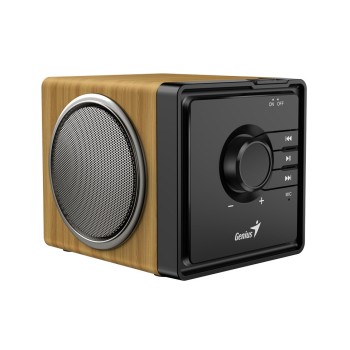 Genius Mobile Speaker Portable BT 6W SP-916BT Pine Wood Genius Mobile Speaker Portable BT 6W SP-916BT Pine Wood