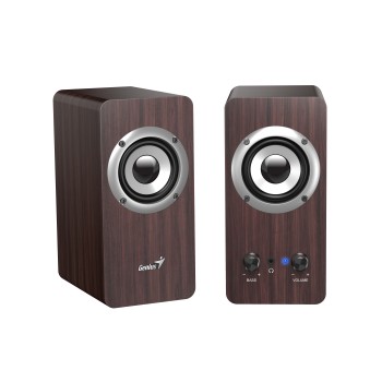 Genius PC Speakers 2.0 16W SP-HF400 Brown Wood