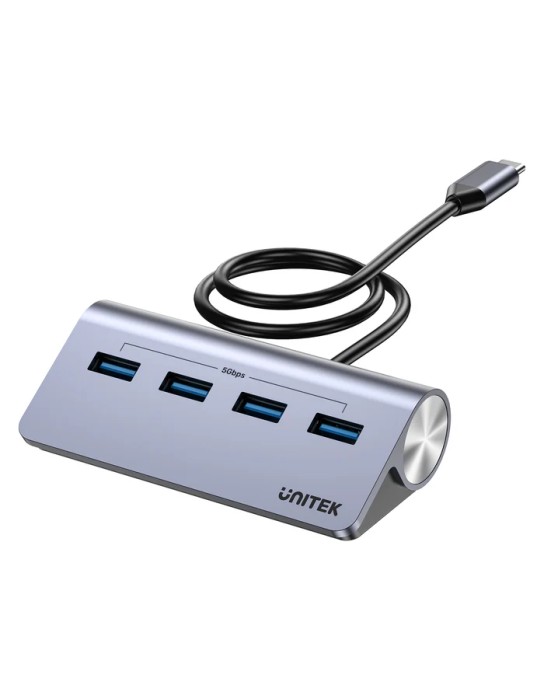 Unitek USB-C Hub 4xUSB-A 5Gbps & USB-C Power Port & 80cm Cable H1337B Unitek USB-C Hub 4xUSB-A 5Gbps & USB-C Power Port & 80cm Cable H1337B