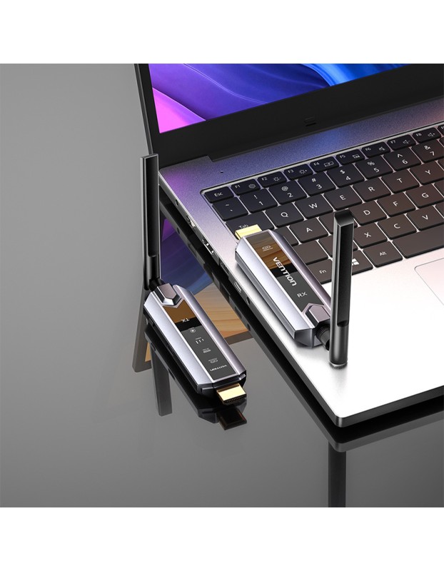Vention ADPH0-2 Full HD Wireless HDMI Kit 1x Transmitter (Source) to 2x Receivers (Displays) Vention ADPH0-2 Full HD Wireless HDMI Kit 1x Transmitter (Source) to 2x Receivers (Displays)