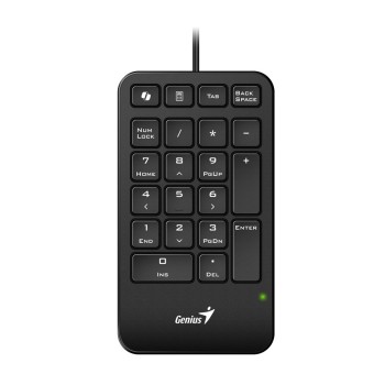 Genius Keyboard Numeric Pad Wired AI w/Palm Rest USB-A NumPad 125 Genius Keyboard Numeric Pad Wired AI w/Palm Rest USB-A NumPad 125