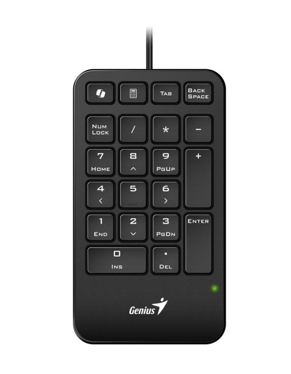 Genius Keyboard Numeric Pad Wired AI w/Palm Rest USB-A NumPad 125