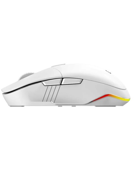 Genius Gaming Mouse Wireless+BT Recharg RGB AI 3200DPI Scorpion M8250 White
