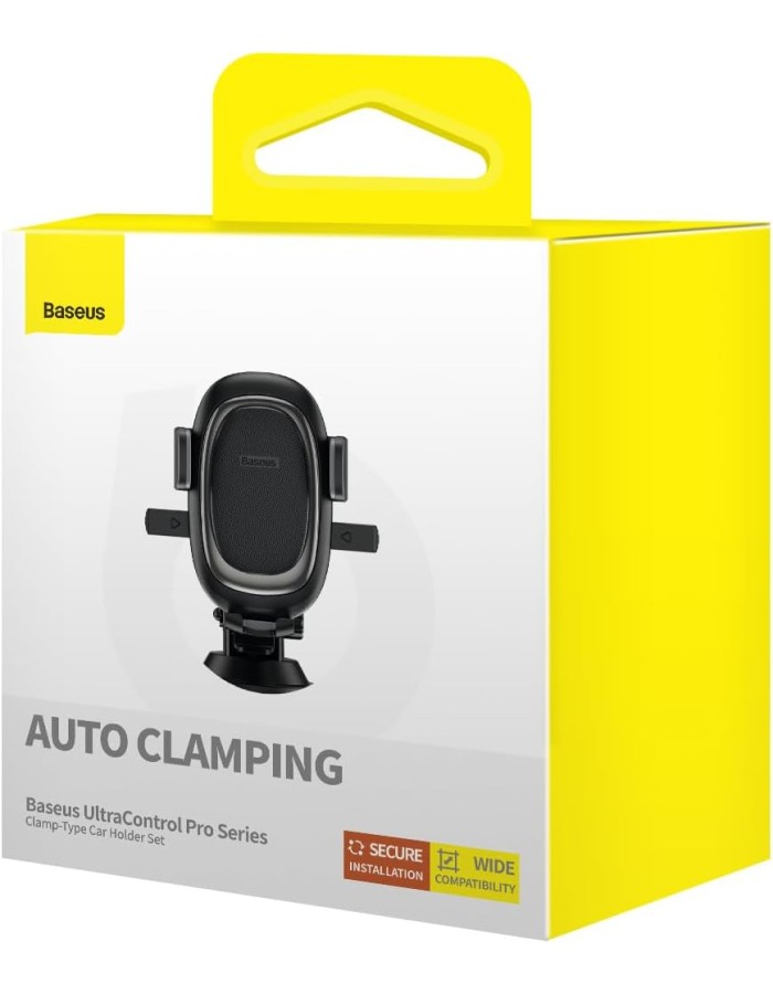 Baseus Car Holder Dash/Wind Gravity Telescopic Suction UltraControl Pro Series Black Baseus Car Holder Dash/Wind Gravity Telescopic Suction UltraControl Pro Series Black