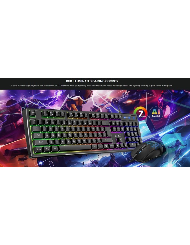 Genius Gaming Combo Mouse & Keyboard Set Scorpion KM-GX3