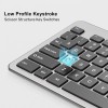 Unitek Keyboard Wired 104K USB-A English SlimTap T052 Space Grey