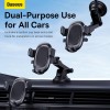 Baseus Car Holder Dash/Wind Gravity Telescopic Suction UltraControl Pro Series Black Baseus Car Holder Dash/Wind Gravity Telescopic Suction UltraControl Pro Series Black