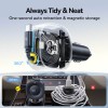 Baseus Car Charger 30W VR2 with Retractable Cable Black Baseus Car Charger 30W VR2 with Retractable Cable Black
