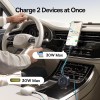 Baseus Car Charger 30W VR2 with Retractable Cable Black Baseus Car Charger 30W VR2 with Retractable Cable Black