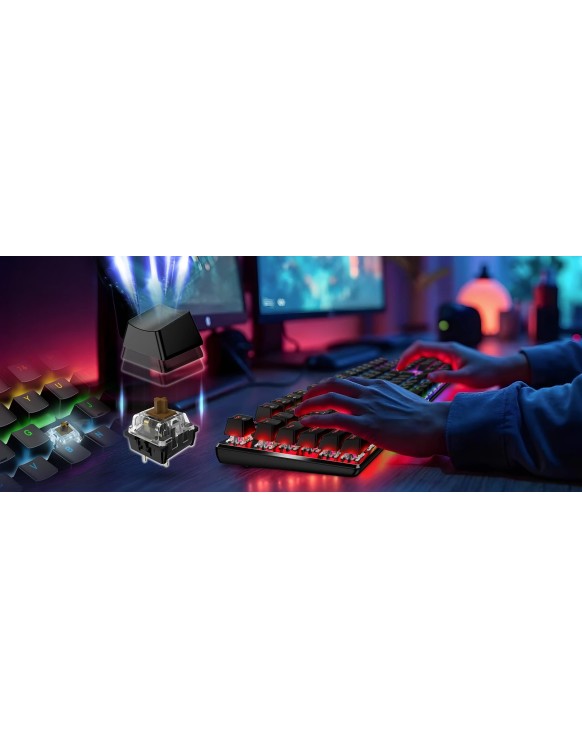 Genius Gaming Keyboard Mechanical Full Size Backlit Brown Switches K12 Genius Gaming Keyboard Mechanical Full Size Backlit Brown Switches K12