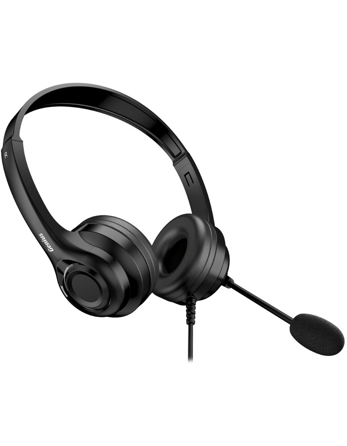 Genius PC Headset USB-A InLine Control & Ultra Soft Foam Cushions HS-235U AI