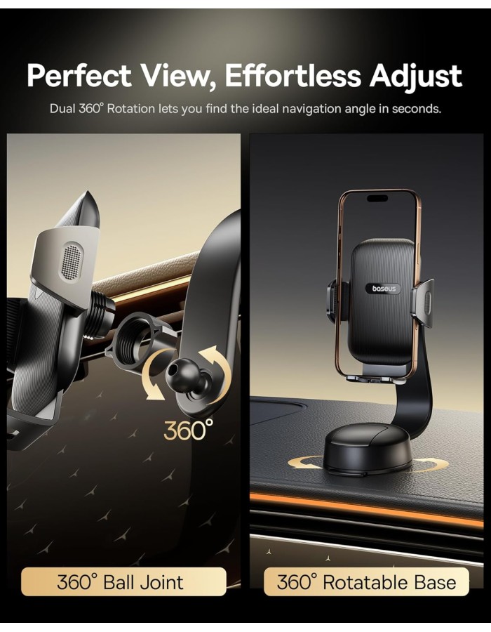 Baseus Car Holder Dashboard PrimeTrip C03 Black Baseus Car Holder Dashboard PrimeTrip C03 Black