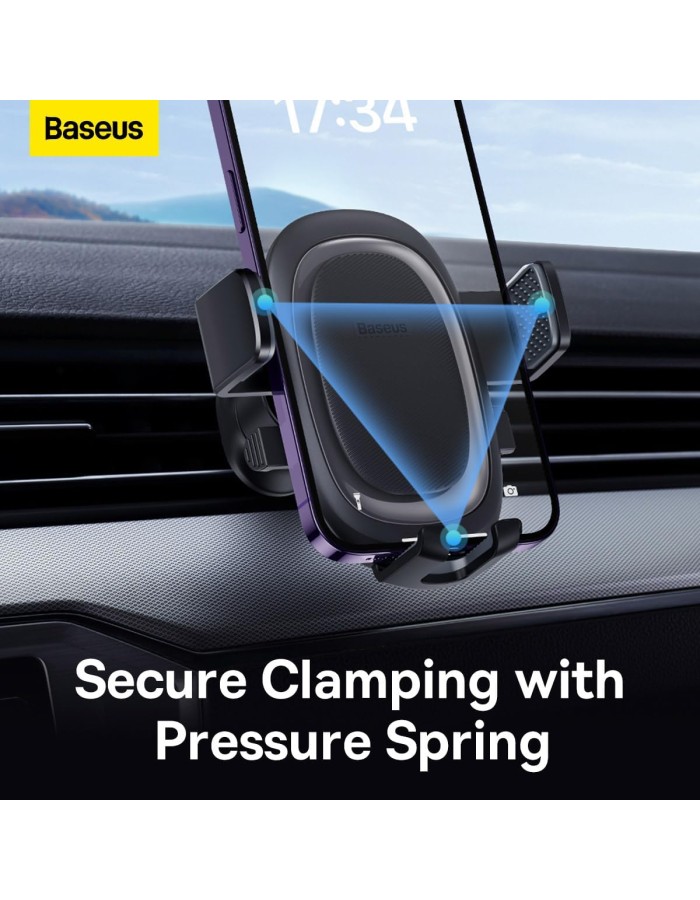Baseus Car Holder Dash/Wind Gravity Telescopic Suction UltraControl Pro Series Black Baseus Car Holder Dash/Wind Gravity Telescopic Suction UltraControl Pro Series Black