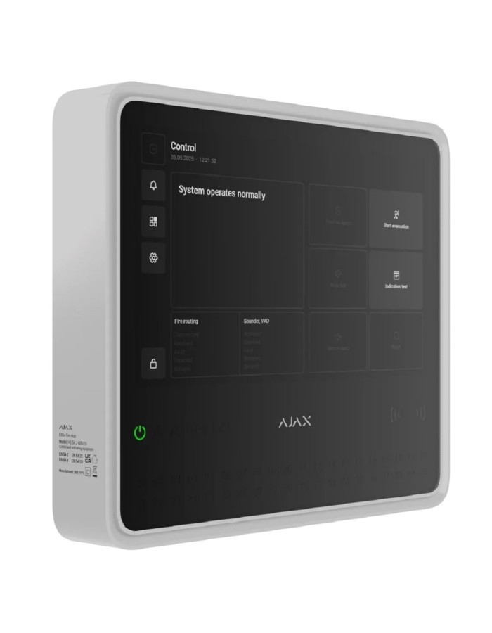 Ajax EN54 Fire Detection Hub White Ajax EN54 Fire Detection Hub White