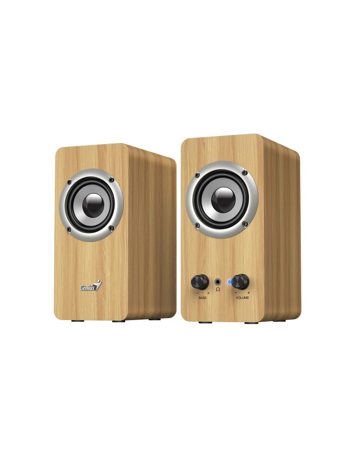 Genius PC Speakers 2.0 10W SP-HF400 Pine Wood Genius PC Speakers 2.0 10W SP-HF400 Pine Wood