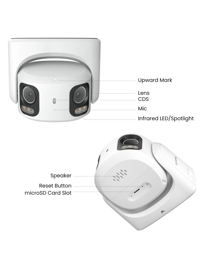 Reolink PRO IP POE Dual Illumination 16.0MP Dome 2.8mm Dual Camera SED RP-PCT16MD
