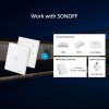 Sonoff T2EU2C-RF Smart Wall Touch Switch 2-Button White Sonoff T2EU2C-RF Smart Wall Touch Switch 2-Button White
