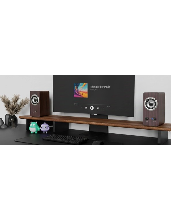 Genius PC Speakers 2.0 16W SP-HF400 Brown Wood