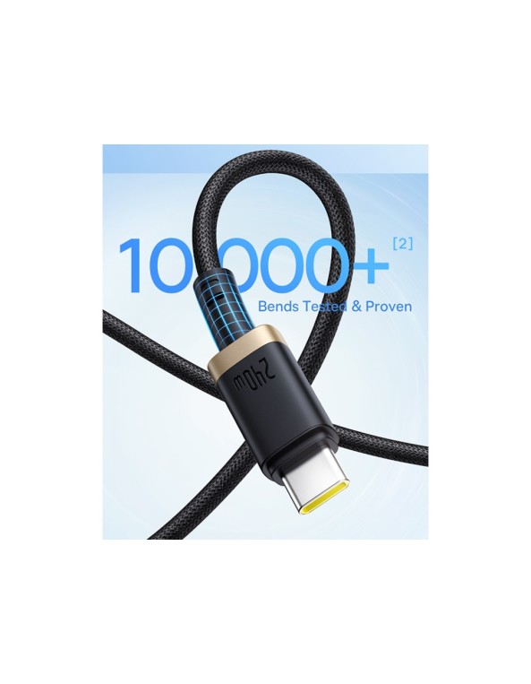 Baseus Cable USB-C to USB-C Dura Braided 1.0m 240W Black Baseus Cable USB-C to USB-C Dura Braided 1.0m 240W Black
